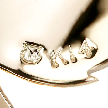 ミキモト アコヤ真珠 ブローチ K14イエローゴールド MIKIMOTO 葉 リーフ 植物 ボタニカル 梨地 マット ツヤ消し 一粒パール【中古】【902129】