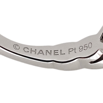 シャネル ダイヤモンド ココクラッシュ リング  ダイヤモンド Pt950 CHANEL #48 GIA鑑定書 グレード付き キルティング【中古】【902143】