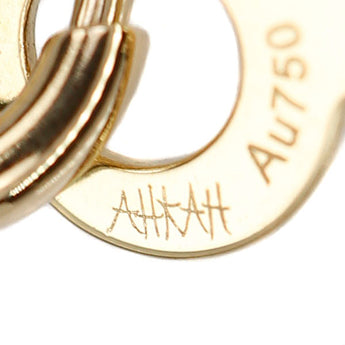 アーカー ダイヤモンド プルミエトワールイニシャル ネックレス  K18イエローゴールド AHKAH K アルファベット 頭文字 英語【中古】【902176】