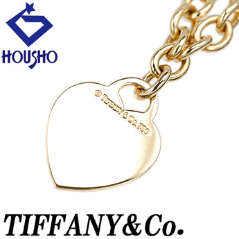 ティファニー リターントゥティファニー ハートタグ ネックレス K18イエローゴールド TIFFANY&Co. 地金のみ 石なし【中古】【902178】