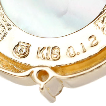 タサキ 田崎真珠 マベパール ペンダントトップ ダイヤモンド K18イエローゴールド TASAKI【中古】【902187】