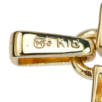 ミキモト ルビー ペンダントトップ ダイヤモンド K18イエローゴールド MIKIMOTO イニシャル K アルファベット 頭文字 英語【中古】【902195】
