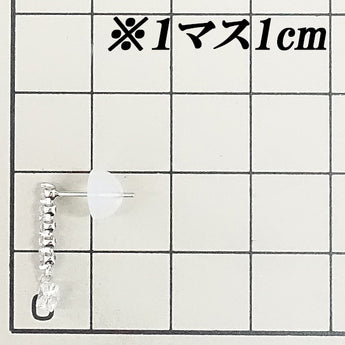 ダイヤモンド ピアス ダイヤモンド K18ホワイトゴールド プリンセスカット 変形カット ファンシーカット 揺れる 華奢【中古】【902208】