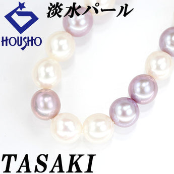 タサキ 田崎真珠 淡水真珠 ネックレス SV TASAKI 連【中古】【902276】