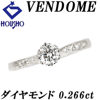 ヴァンドーム青山 ダイヤモンド リング ダイヤモンド Pt950 VENDOME AOYAMA【中古】【902286】