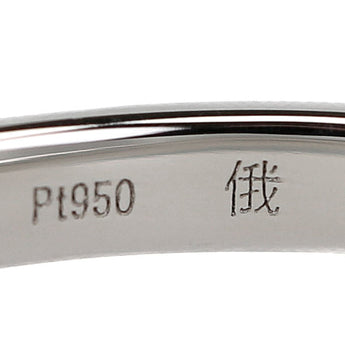 Pre-owned NIWAKA ROKA Wave Diamond Ring in Pt950 (Product Code: 902289)
