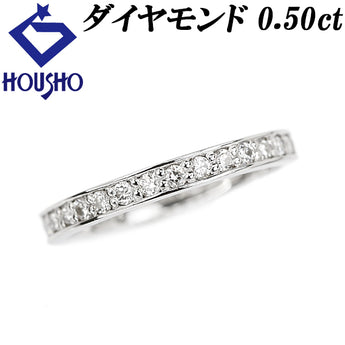 ダイヤモンド フルエタニティ リング Pt950【中古】【902306】