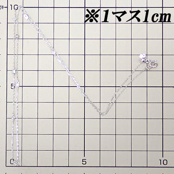 ダイヤモンド ネックレス K18ホワイトゴールド ステーション 華奢 細め バケットカット 変形カット ファンシーカット【中古】【902327】