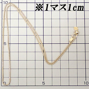 Pre-owned 18K Yellow Gold Cut Pompano Chain Necklace, 51.0cm, Metal Only, No Stones [Product Code: 902330]
