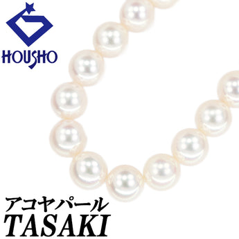 タサキ 田崎真珠 アコヤ真珠 ネックレス SV TASAKI 連【中古】【902333】
