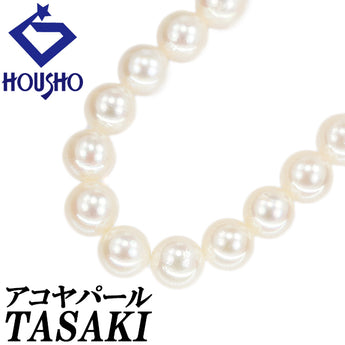 タサキ 田崎真珠 アコヤ真珠 ネックレス SV TASAKI 連【中古】【902334】