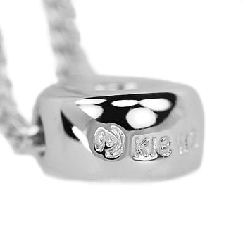 タサキ 田崎真珠 ダイヤモンド ネックレス K18ホワイトゴールド Pt850 TASAKI 一粒石 ベゼルセッティング【中古】【902348】