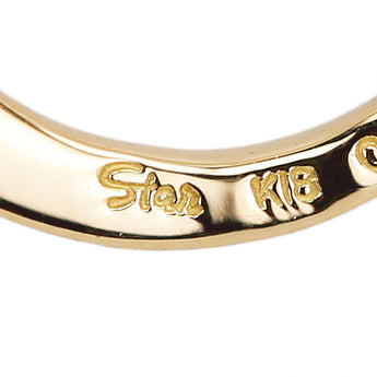 スタージュエリー ダイヤモンド ネックレス K18イエローゴールド STAR JEWELRY 星 スター 馬蹄 ホースシュー【中古】【902354】