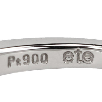 エテ ダイヤモンド リング ピンクダイヤモンド Pt900 ete グレード付き 鑑定書 6本爪【中古】【902358】