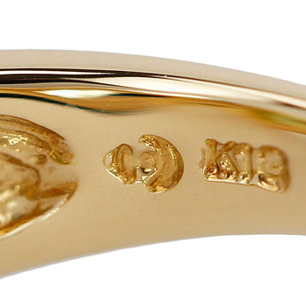 タサキ 田崎真珠 ペリドット リング ダイヤモンド K18イエローゴールド TASAKI 透かし【中古】【902383】
