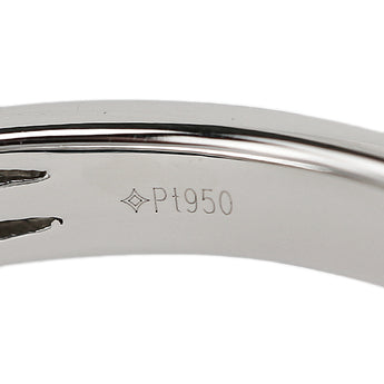ジーエスティービー トリートダイヤモンド リング Pt950 GSTV 水玉 ドット メンズ ユニセックス【中古】【902385】