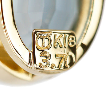 タサキ 田崎真珠 ブルートパーズ ペンダントトップ ダイヤモンド K18イエローゴールド TASAKI【中古】【902392】