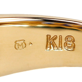ミキモト ブルーサファイア リング ダイヤモンド K18イエローゴールド MIKIMOTO【中古】【902398】