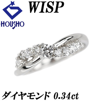 WISP ウィスプ ダイヤモンド リング Pt950【中古】【902413】