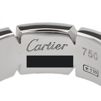 カルティエ ダイヤモンド タンクフランセーズ リング K18ホワイトゴールド CARTIER #50【中古】【902421】