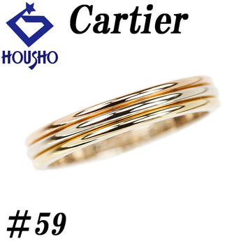 カルティエ トリニティ ウェディング リング K18イエローゴールド K18ホワイトゴールド K18ピンクゴールド CARTIER #59 スリーカラーゴールド メンズ ユニセックス 地金のみ 石なし【中古】【902426】