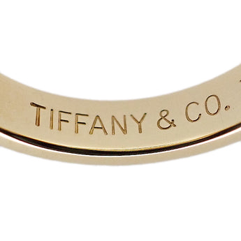 ティファニー トゥギャザー ミルグレイン リング K18イエローゴールド Pt950 TIFFANY&Co. ミル打ち コンビ 石なし 地金のみ【中古】【902429】