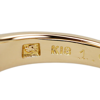 セイコー ダイヤモンド リング K18イエローゴールド SEIKO【中古】【902433】