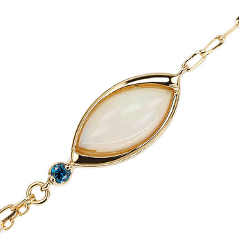 スタージュエリー オパール ブレスレット トリートダイヤモンド K18イエローゴールド STAR JEWELRY【中古】【902461】