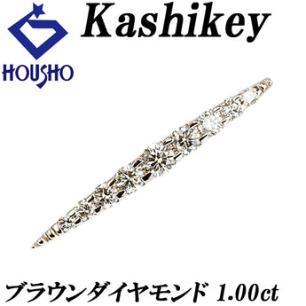 カシケイ ブラウンダイヤモンド ネイキッド ペンダントトップ K18ブラウンゴールド Kashikey【中古】【902487】