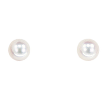 ミキモト アコヤ真珠 ピアス ダイヤモンド K18イエローゴールド MIKIMOTO 2way ツイスト ロープ【中古】【902497】
