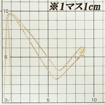 チェーンネックレス K18イエローゴールド ベネチアン 45.5cm 地金のみ 石なし【中古】【902521】