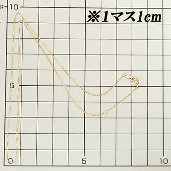 チェーンネックレス K18イエローゴールド 喜平 41.0cm 地金のみ 石なし【中古】【902522】