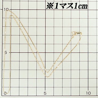 チェーンネックレス K18イエローゴールド ベネチアン 50.0cm 地金のみ 石なし【中古】【902525】