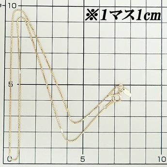 チェーンネックレス K18イエローゴールド ベネチアン 45.0cm 地金のみ 石なし【中古】【902526】
