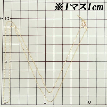 チェーンネックレス K18イエローゴールド 小豆 60.0cm ロング フィニッシュピン 地金のみ 石なし【中古】【902533】
