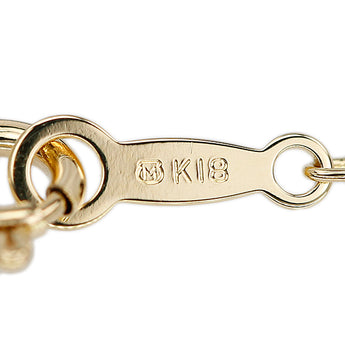 ミキモト アコヤ真珠 ネックレス K18イエローゴールド MIKIMOTO ベビーパール ツイスト カール【中古】【902545】
