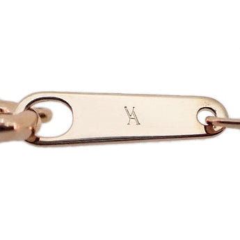 ヴァンドーム青山 ダイヤモンド ネックレス K18ピンクゴールド VENDOME AOYAMA 透かし Y字【中古】【902550】