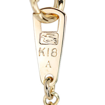 セイコー ダイヤモンド ネックレス K18イエローゴールド SEIKO K イニシャル アルファベット 頭文字 英語【中古】【902551】