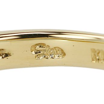 スタージュエリー ダイヤモンド リング K18イエローゴールド STAR JEWELRY V字【中古】【902618】