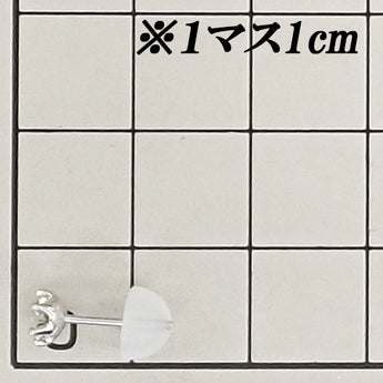 ダイヤモンド ピアス Pt900 一粒石 ソリティア【中古】【902631】