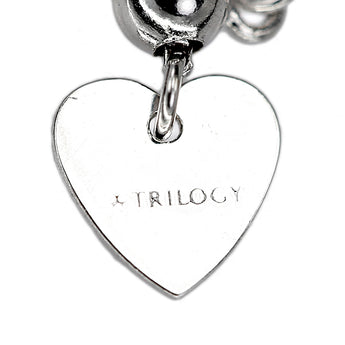 トリロジー TRILOGY ダイヤモンド ネックレス K18ホワイトゴールド 3連【中古】【902647】