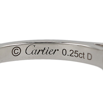 カルティエ ダイヤモンド ソリテール リング Pt950 CARTIER #47 一粒石 ソリティア 4本爪【中古】【902652】