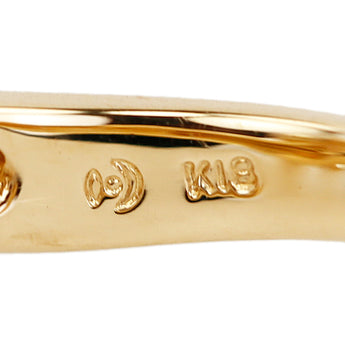 タサキ 田崎真珠 アコヤ真珠 リング ダイヤモンド K18イエローゴールド TASAKI【中古】【902653】