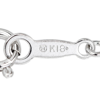 ミキモト ダイヤモンド ネックレス K18ホワイトゴールド MIKIMOTO 5連【中古】【902661】