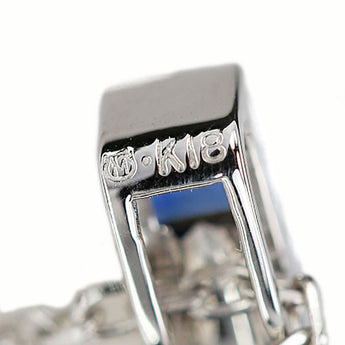 ミキモト ブルーサファイア ネックレス ダイヤモンド K18ホワイトゴールド MIKIMOTO【中古】【902668】
