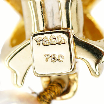 ティファニー アコヤ真珠 シグネチャー ネックレス K18イエローゴールド TIFFANY&Co. 連【中古】【902691】