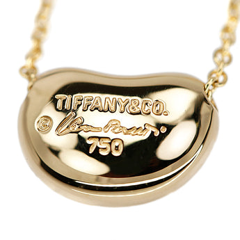 ティファニー ビーン ネックレス K18イエローゴールド TIFFANY&Co. エルサ・ペレッティ 豆 地金のみ 石なし【中古】【902696】