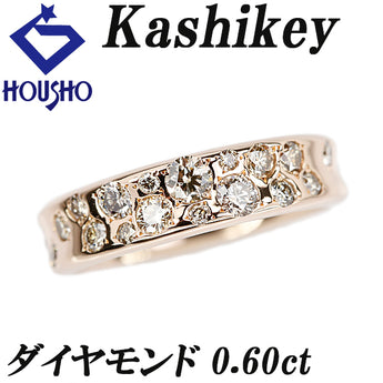 カシケイ ブラウンダイヤモンド メランジェ リング K18ピンクゴールド Kashikey【中古】【902701】