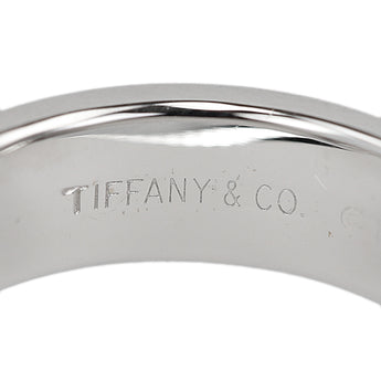 ティファニー ダイヤモンド アトラス リング K18ホワイトゴールド TIFFANY&Co. 3P 梨地 マット ツヤ消し【中古】【902706】