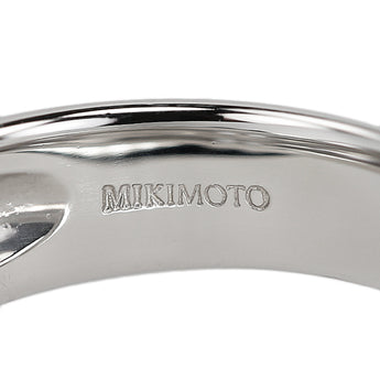 ミキモト ダイヤモンド リング Pt950 MIKIMOTO 花 フラワー 植物 ボタニカル【中古】【902738】